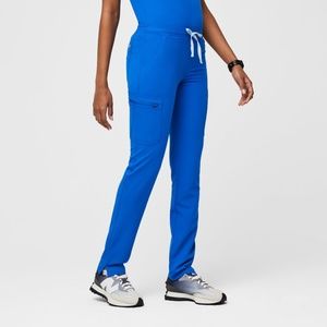 Figs Royal Blue Skinny Scrub Pants XS